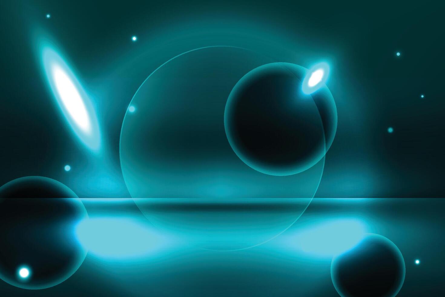 Morph Background Space Concept with Glass Effect Frame Title Text. Poster, Banner, Presentation, Wallpaper Mobile and Desktop. vector