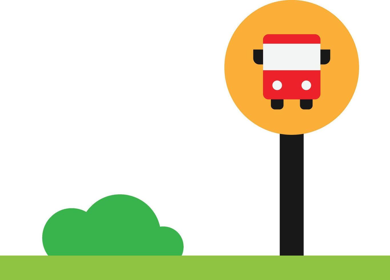 Bus Stop Transportation vector