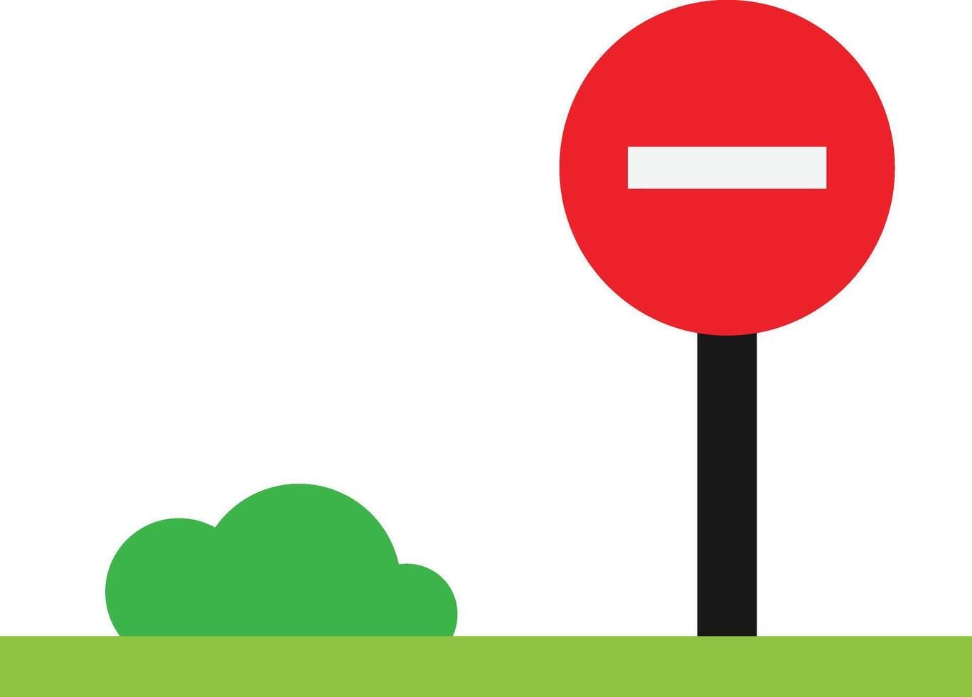 Forbidden Prohibition Stop vector