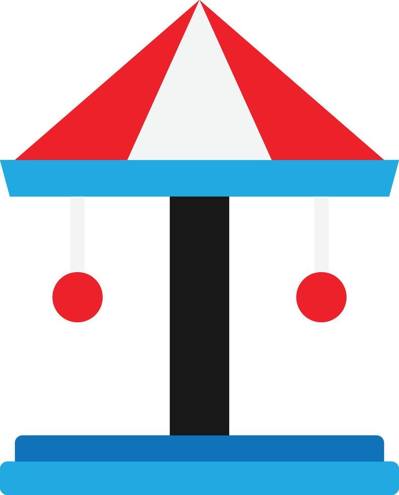 Carousel Hat Amusement vector