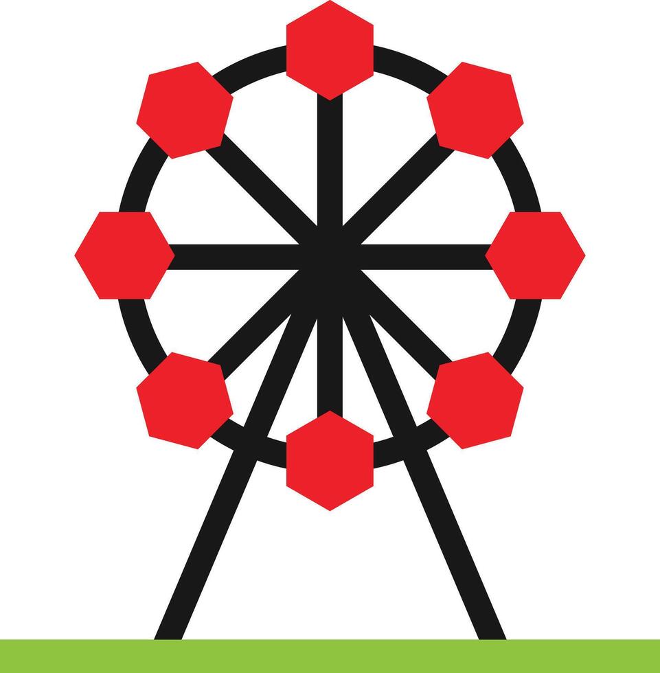 Ferris Wheel Carnival vector