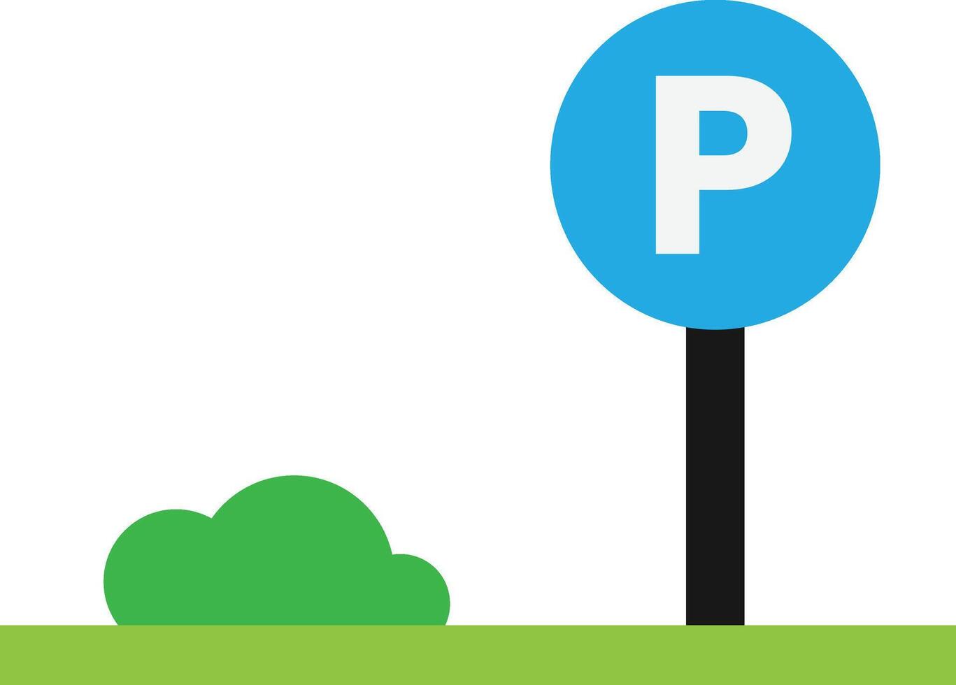Parking Car Sign vector