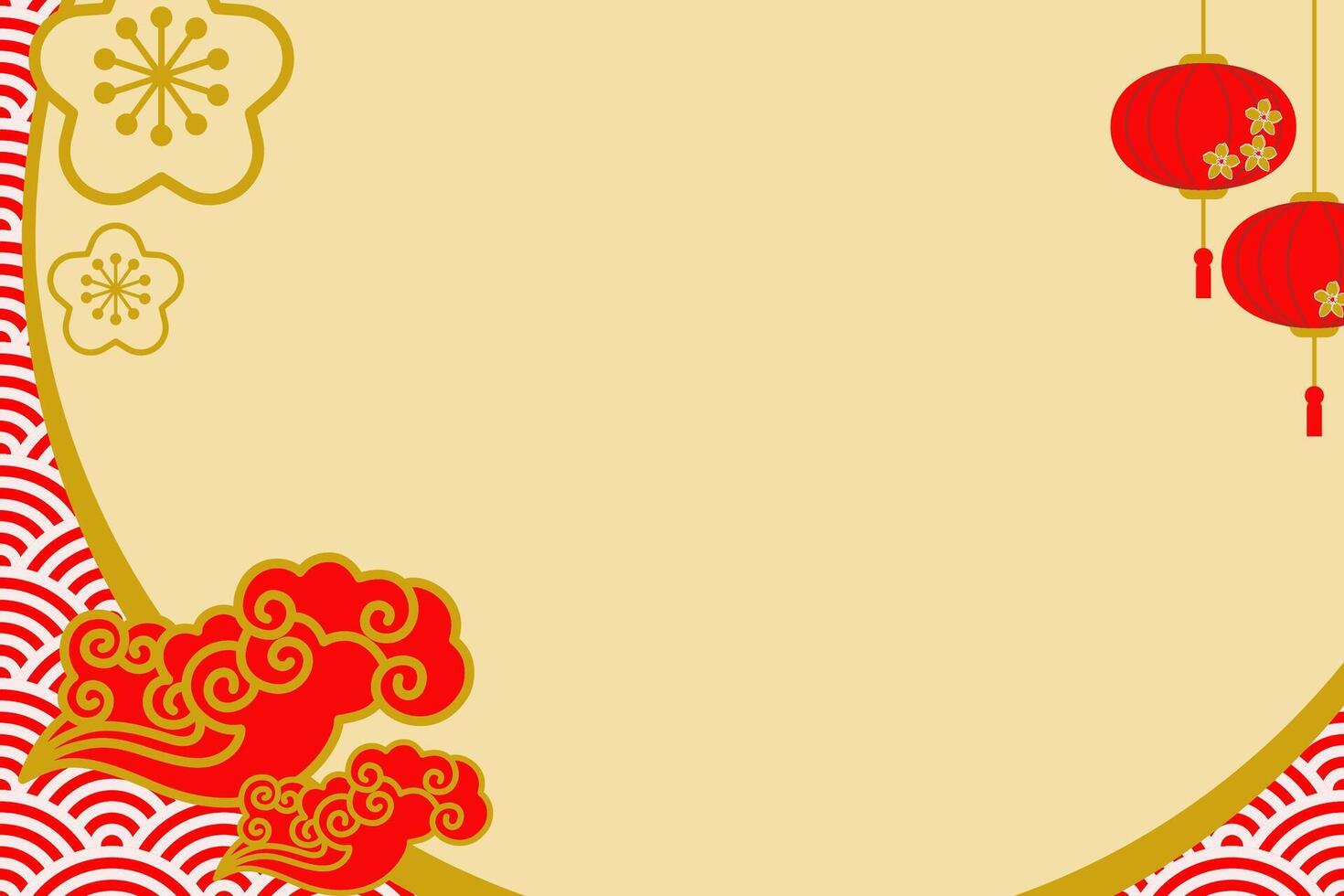 Happy Chinese new year 2025 background. vector