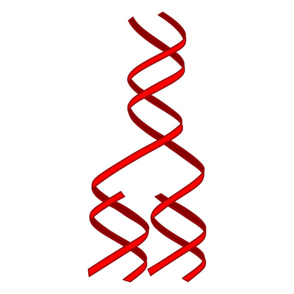 DNA replication illustration by hand drawn. vector