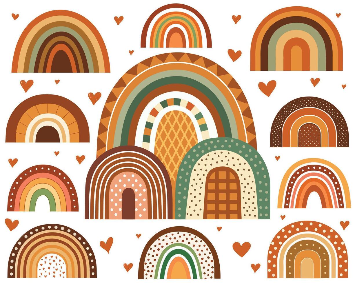 A Retro of Colors and Love vector