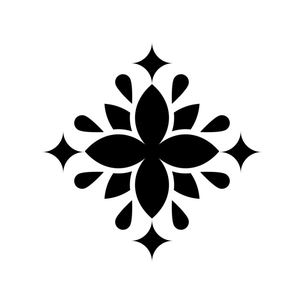 Flower Symbolism in Mandala vector