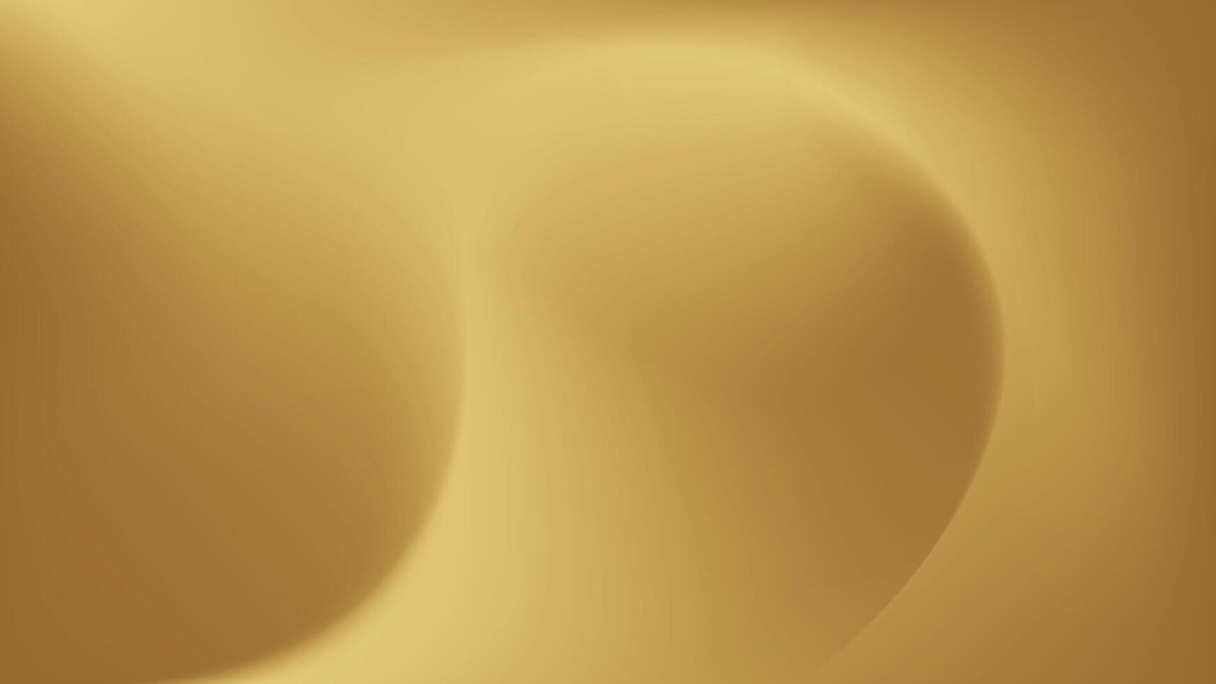 Gold abstract blurred gradient background. illustration. vector