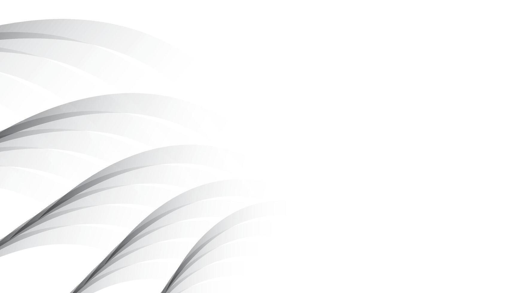 Abstract white and gray color, modern design stripes background with curve lines. illustration. vector
