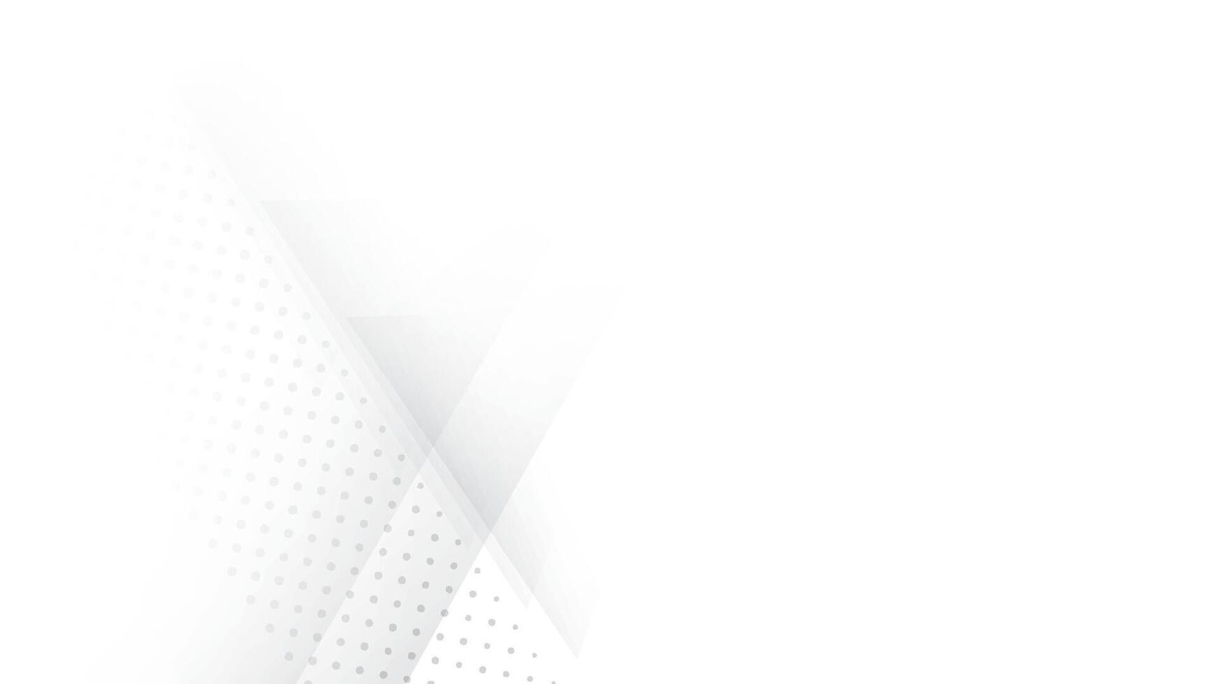 Abstract white and gray color, modern design stripes background with geometric triangle shape and dot pattern. illustration. vector