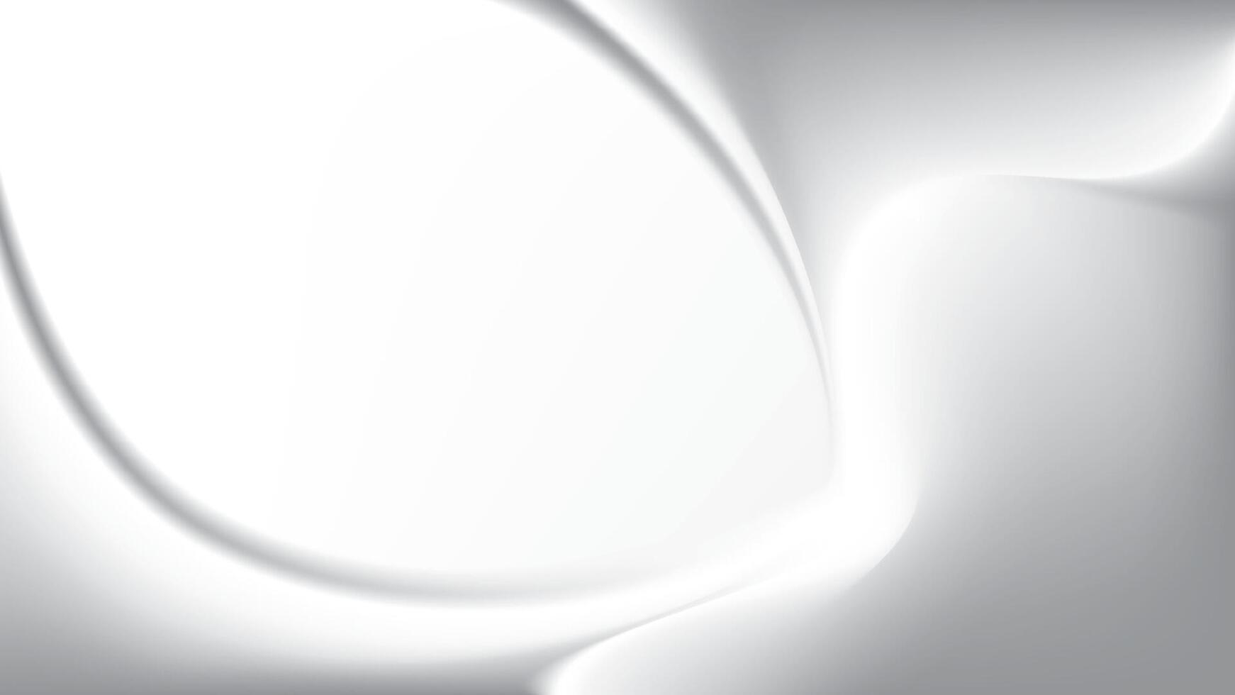 Abstract white and gray gradient background with curve lines. illustration. vector
