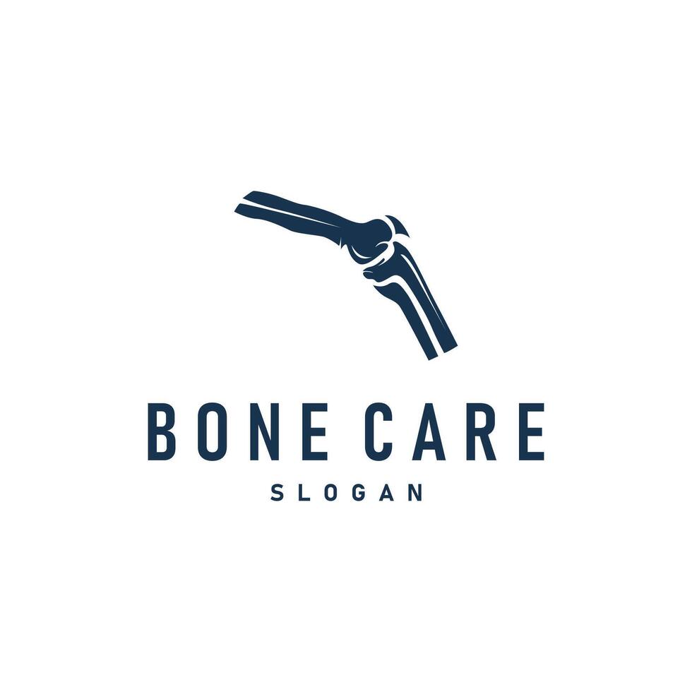 Minimalist Bone Health Logo vector