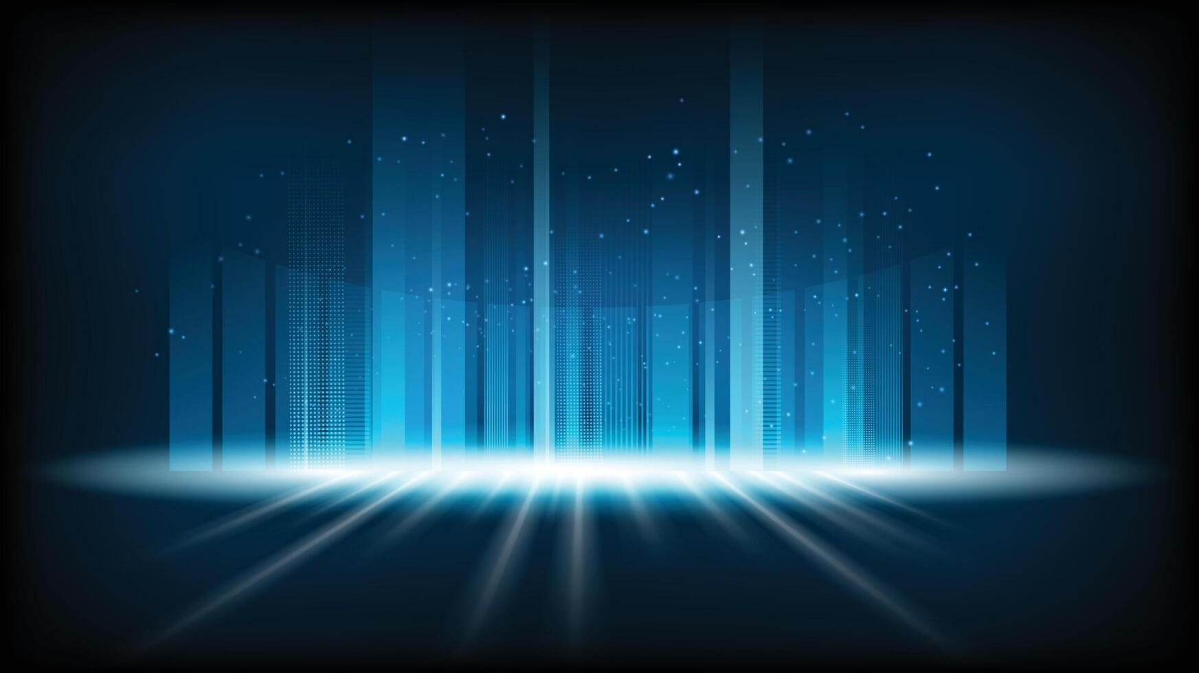 Abstract product showcase technology background Hi-tech communication concept vector