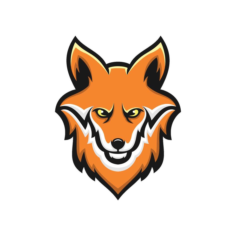 Wolf Mascot Logo Design vector