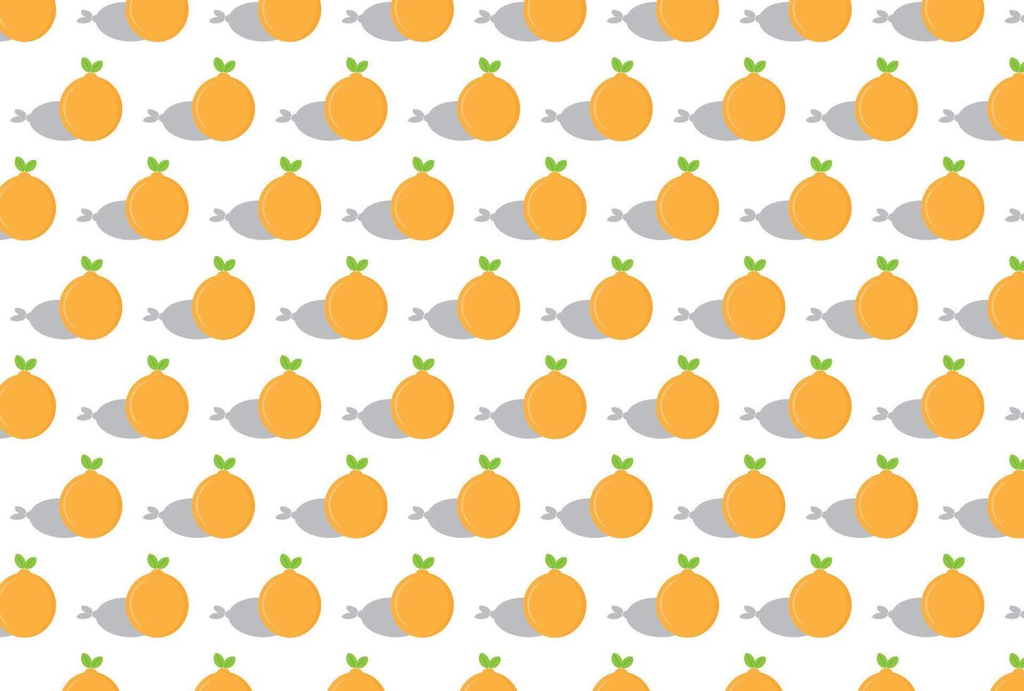 orange or lemon pattren on white background vector