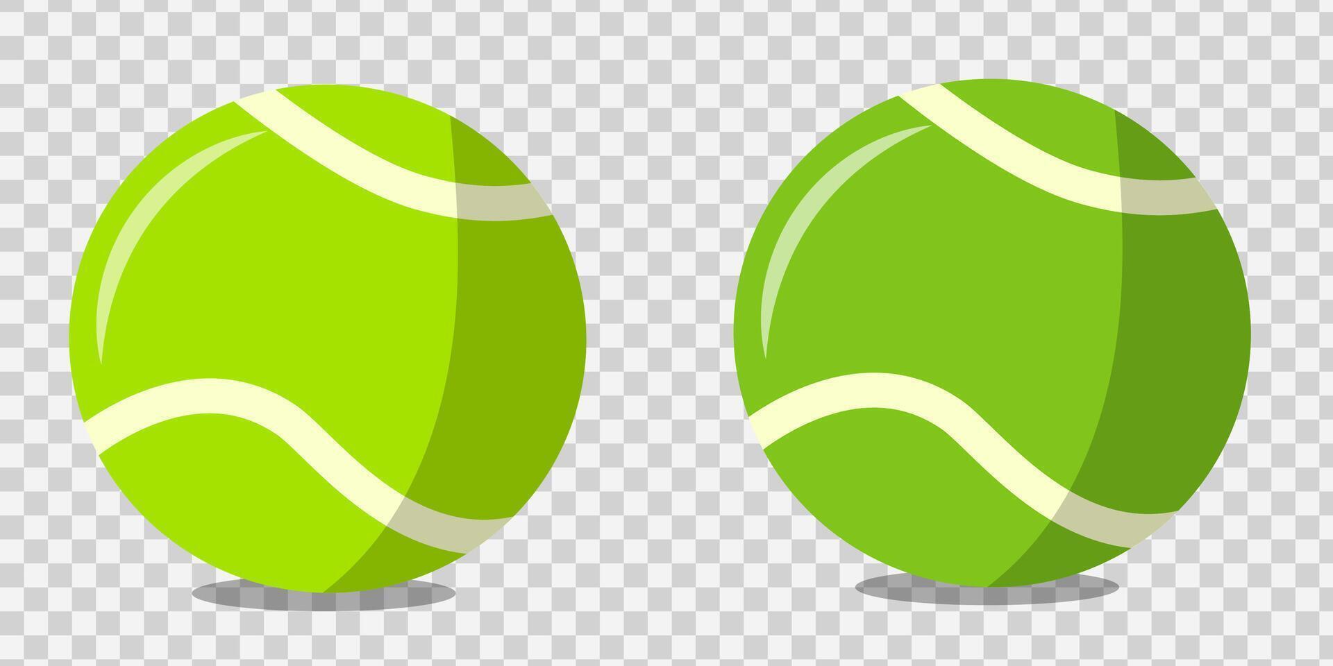 tennis ball icon with green color vector