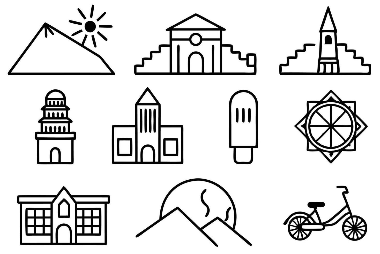 Street Art Creative Line Art Illustration Techniques Guide vector