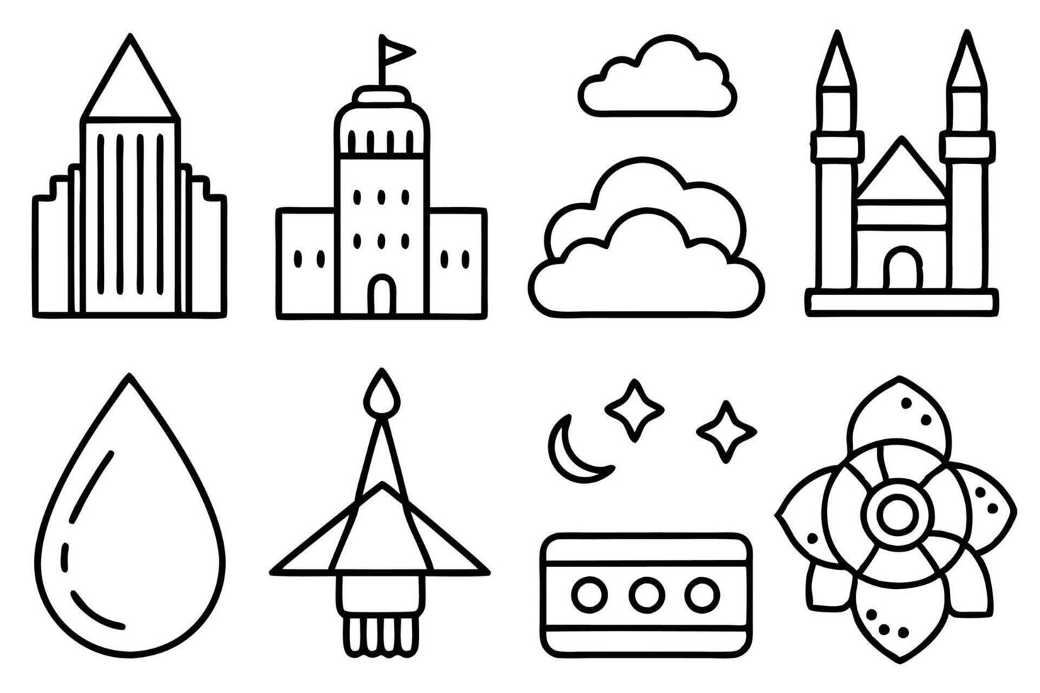 Street Art Chic Line Art Illustration Examples Techniques vector