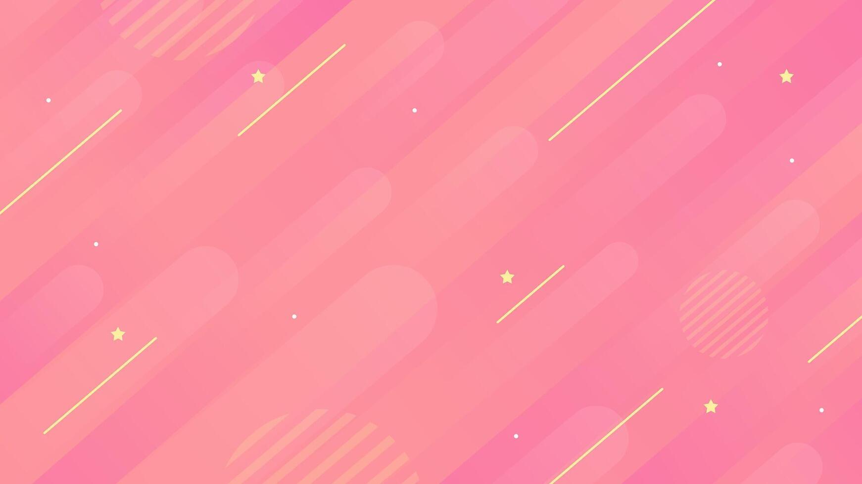 abstract cute pink gradient background vector