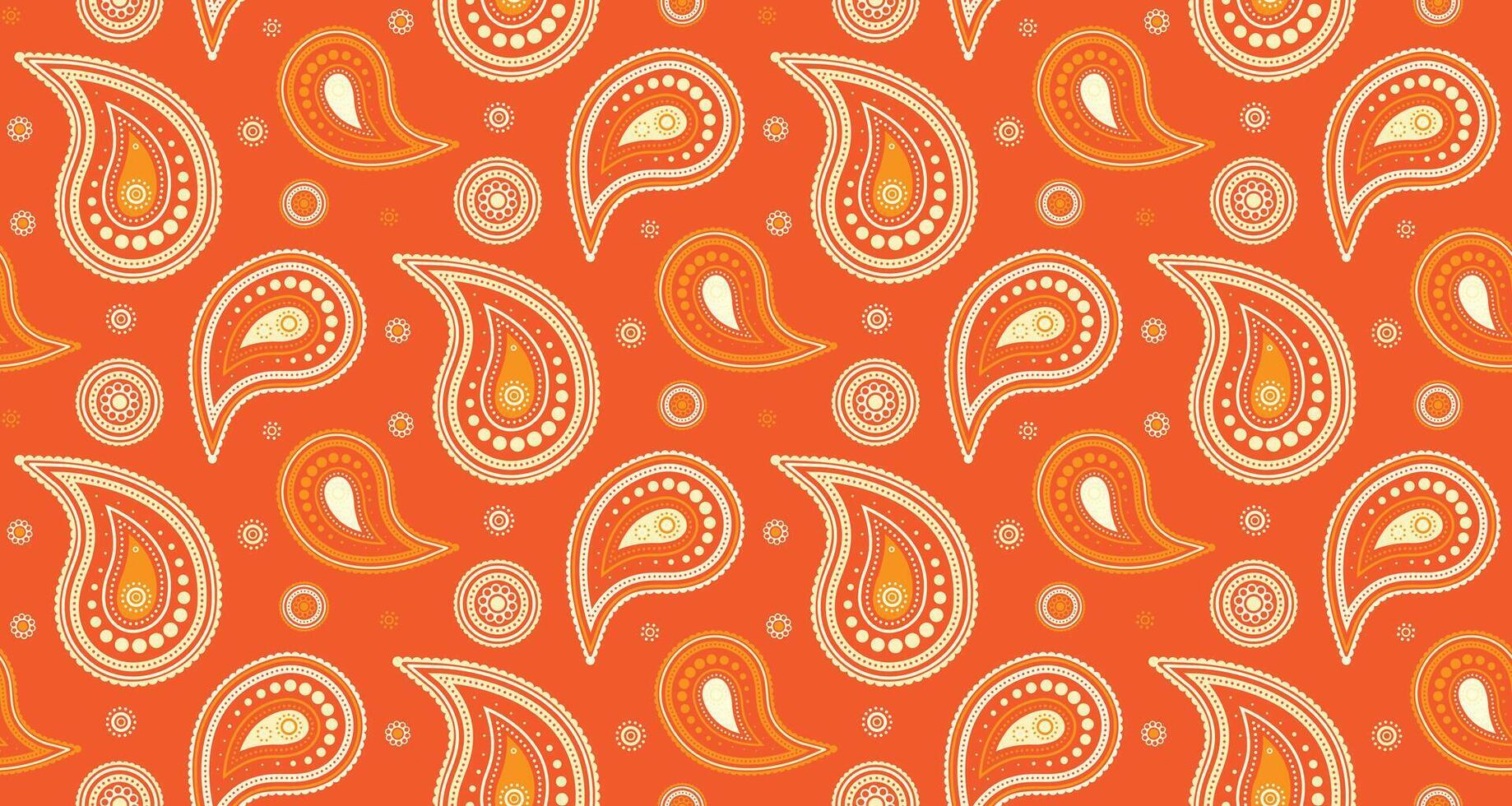 Seamless pattern artwork and rug bohemian. Drawn decorating and paisley damask. Contrast repetition at invitation delicate. vector