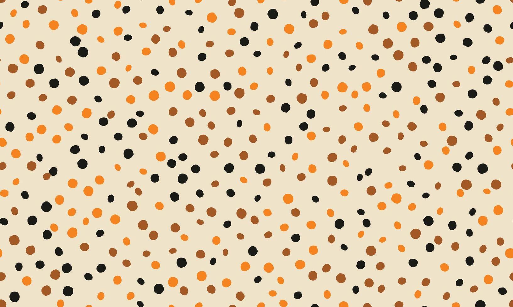 Seamless dotted pattern with colorful circles, ideal for textile fabrics, wallpaper, or abstract backgrounds. A trendy geometric design for creative decor. vector