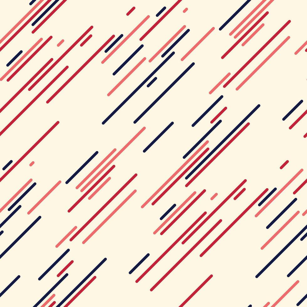 Graphic stripe pattern with colourful lines and geometric shapes. Ideal for modern wallpapers, textile prints, and abstract artwork. vector