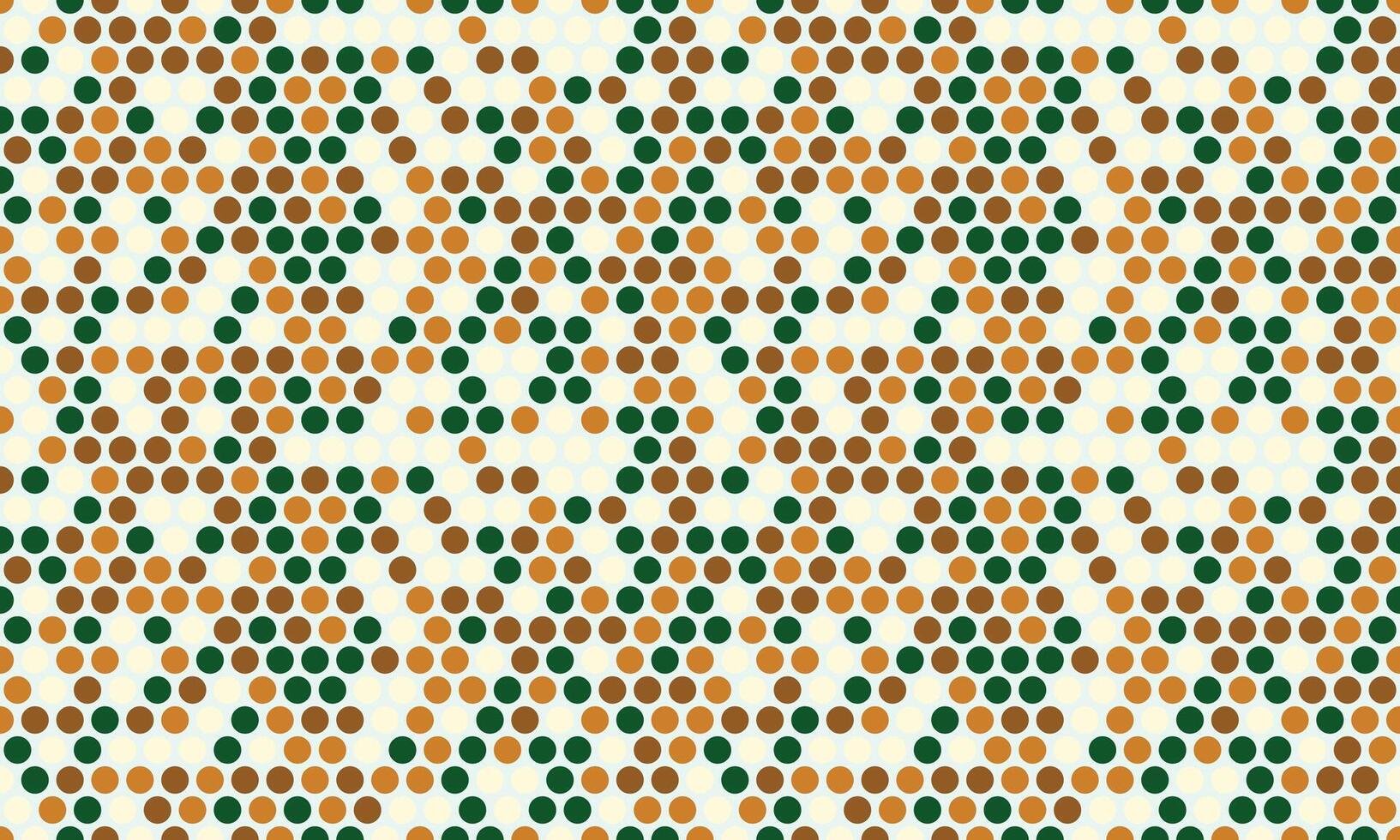 Seamless dotted pattern with colorful circles, ideal for textile fabrics, wallpaper, or abstract backgrounds. A trendy geometric design for creative decor. vector