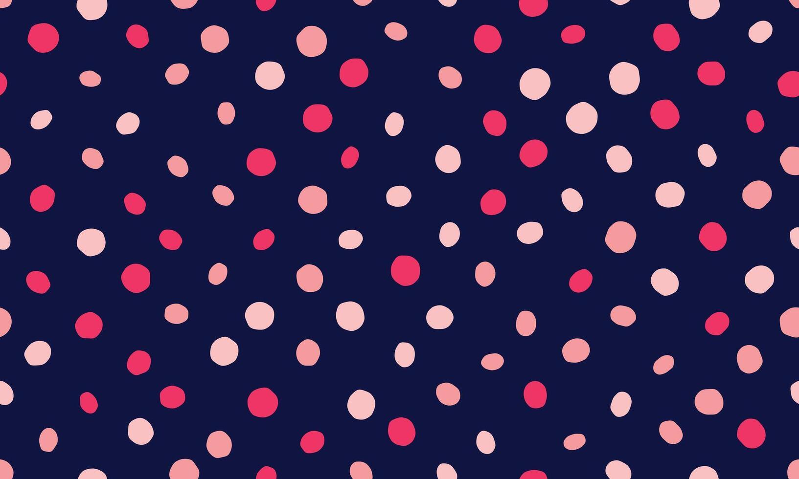 Polka dot pattern with geometric circles. Perfect for textile designs, wallpaper, or trendy poster backgrounds with an abstract minimalist style. vector
