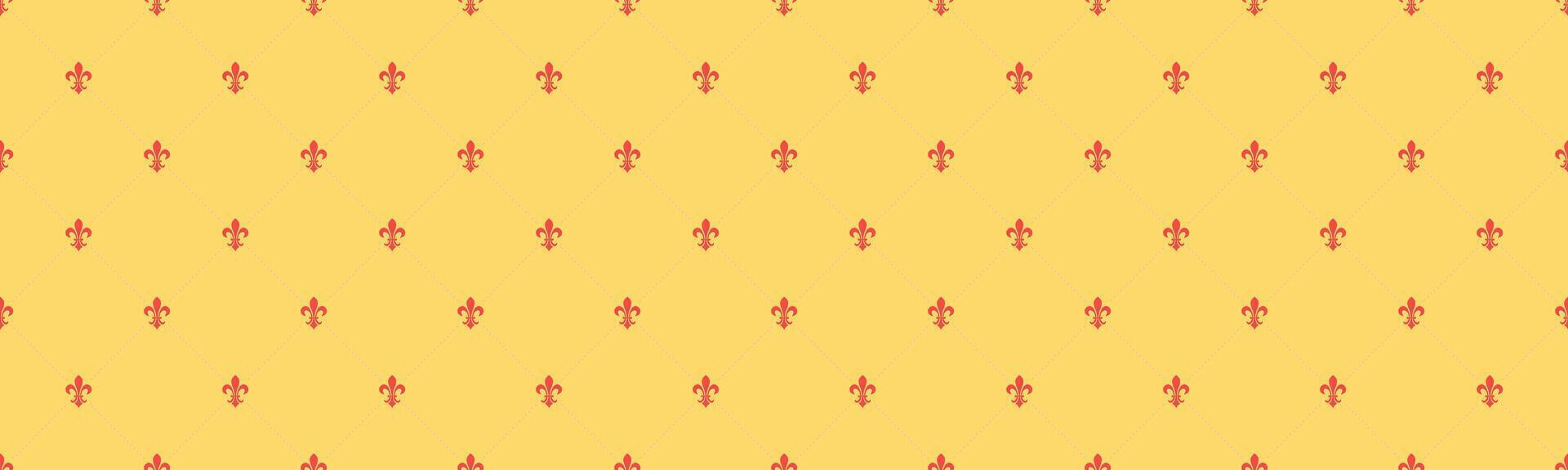 Motif luxurious, unique. Quality seamless pattern with badge geometric. Fashion classical with decorative french. vector