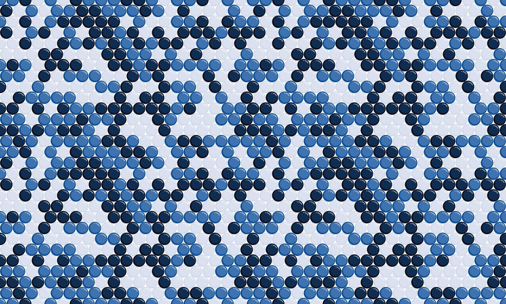Round dotted pattern with geometric simplicity. Ideal for textile fabrics, wallpaper, or poster prints. Abstract design for seamless backgrounds. vector