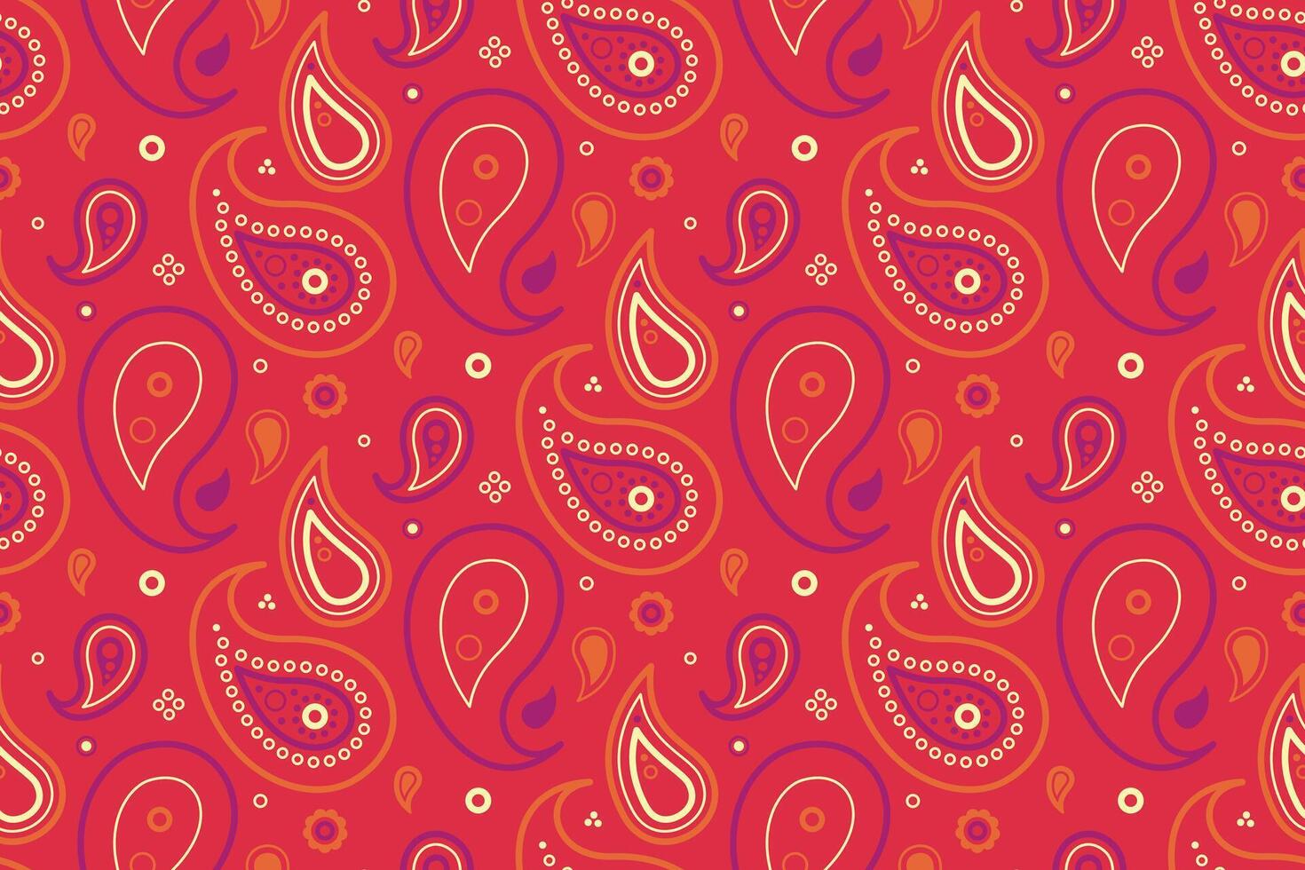 Stylish flourish in delicate paisley. Variation style tile print. Rectangle classical, tropical ethereal. vector