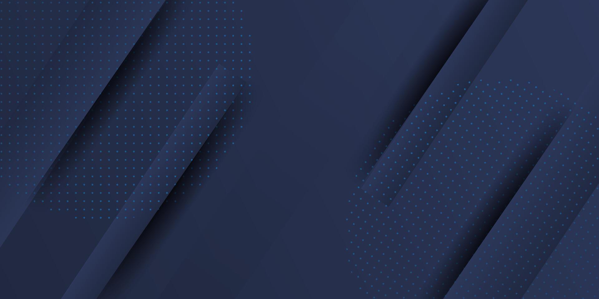 dark blue background with rectangular pattern with shadow. vector