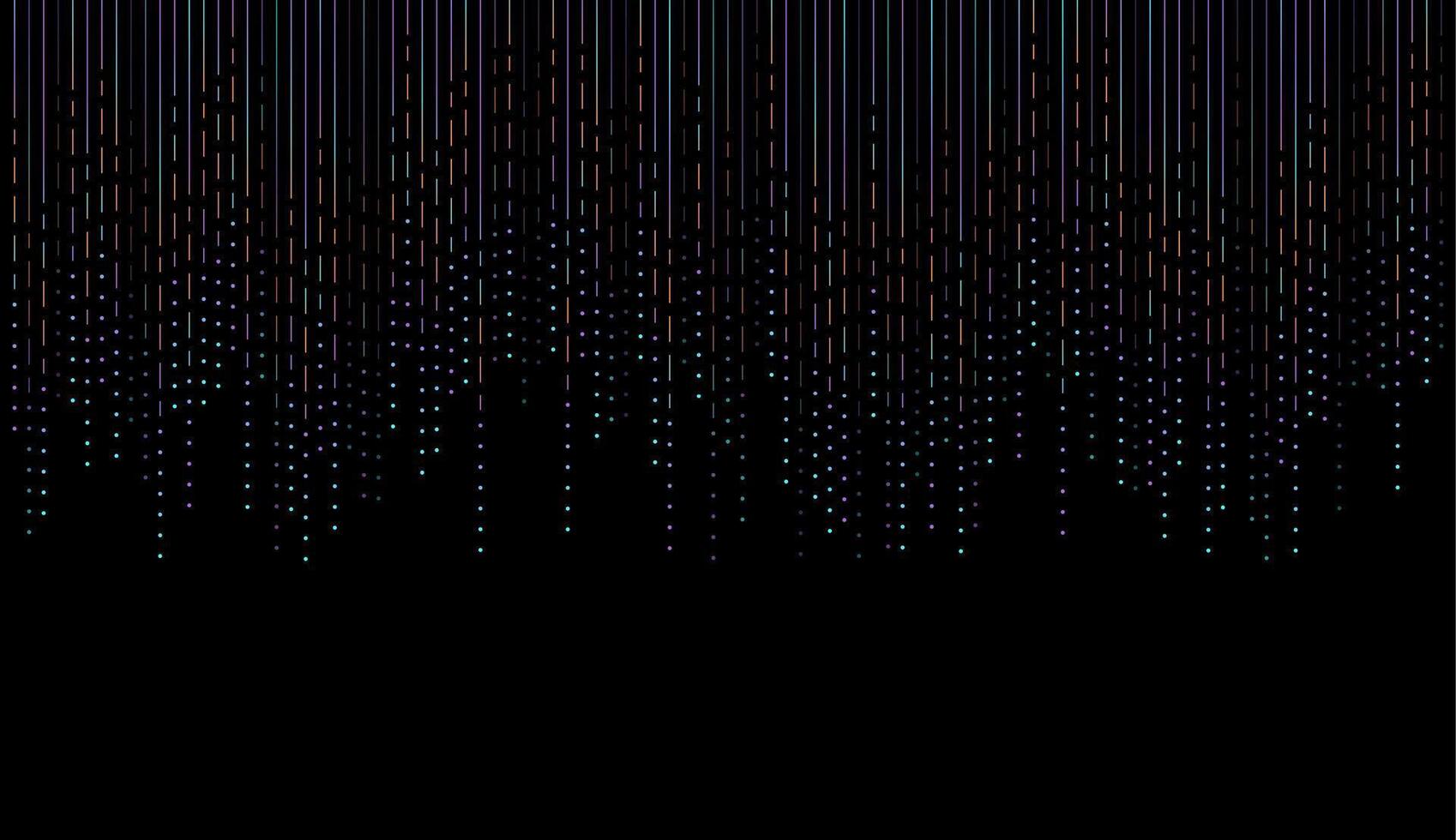 Blue violet dotted lines abstract tech background vector