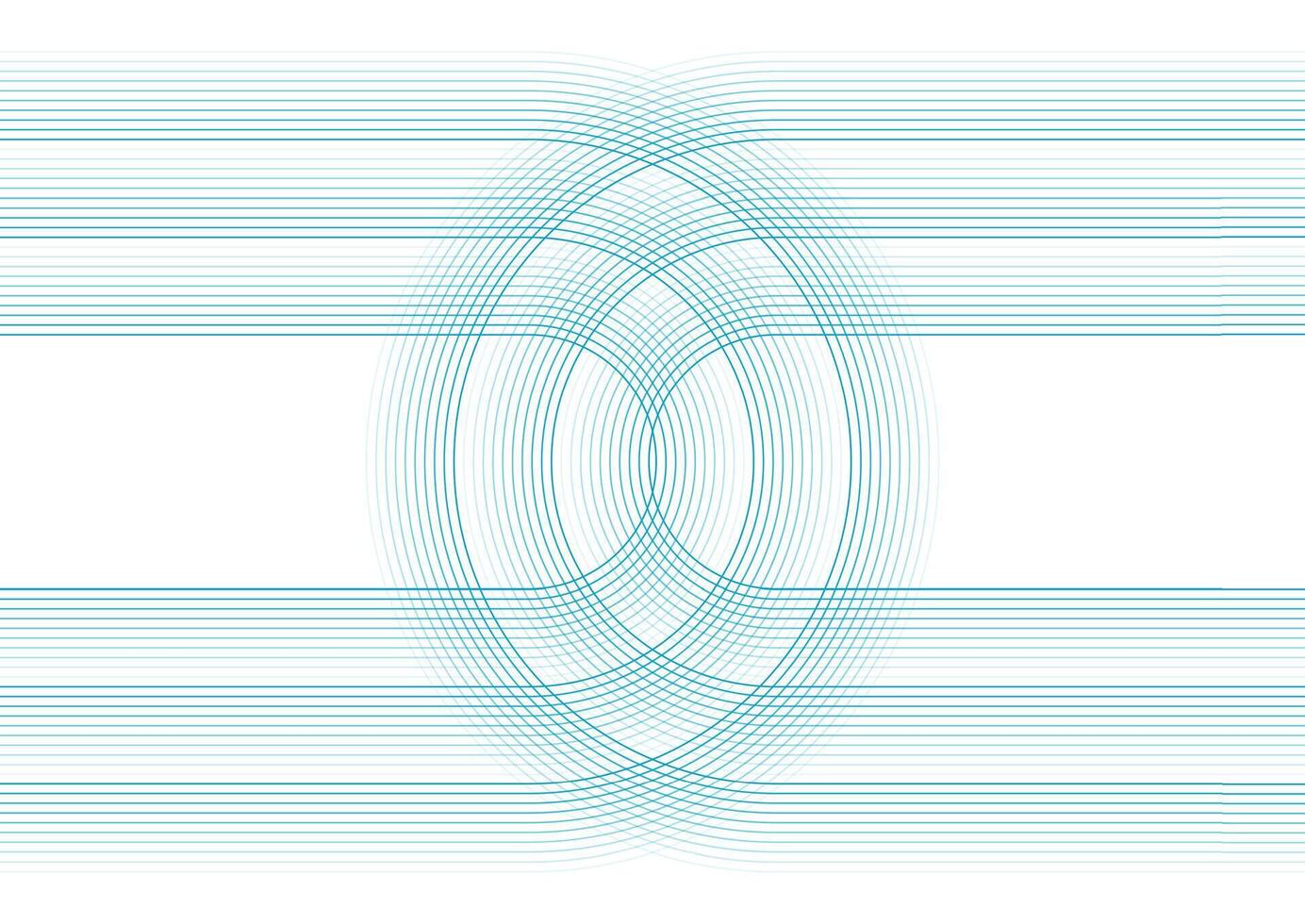 Blue linear pattern abstract geometric tech background vector