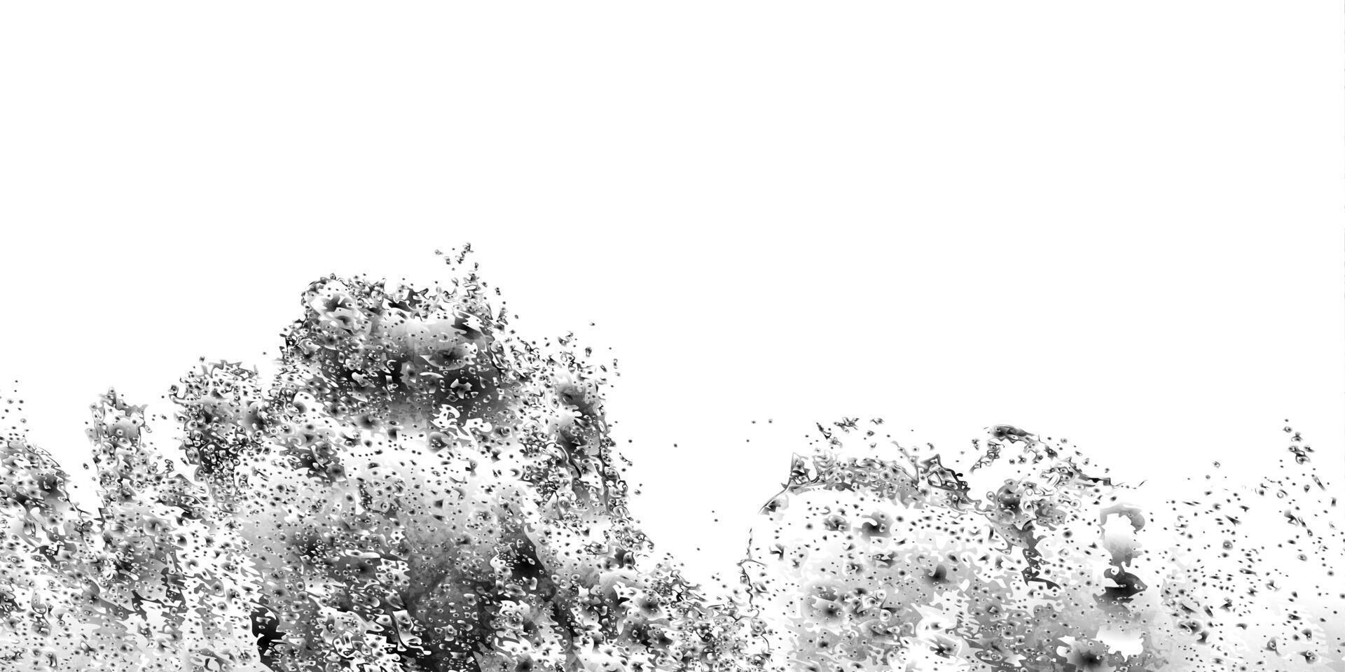 White and black grunge textural abstract background vector