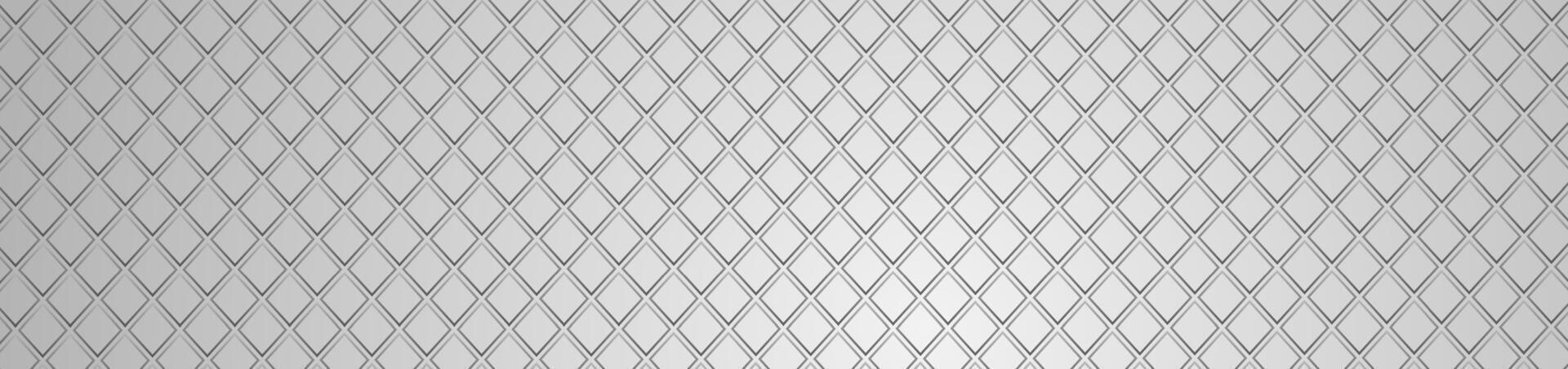 Abstract grey grid tech geometric banner vector
