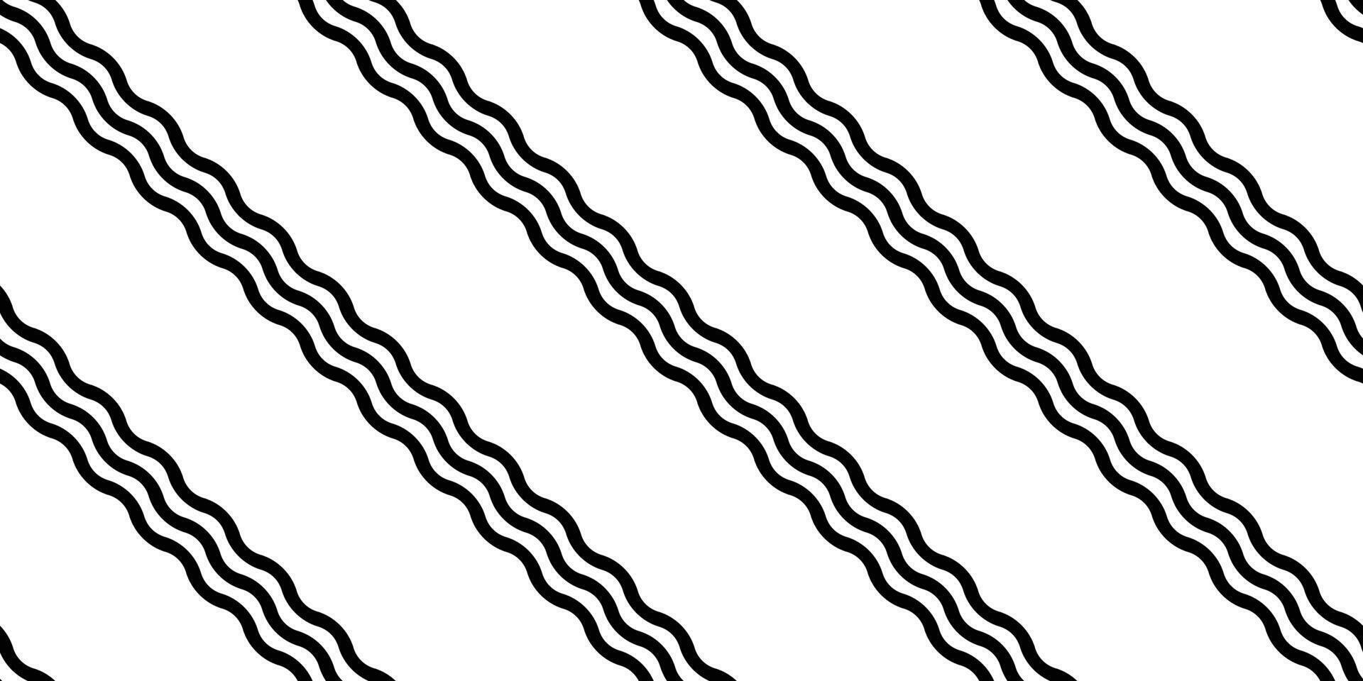 wave seamless pattern striped gift wrapping paper ocean doodle tile background repeat wallpaper abstract line isolated illustration design vector