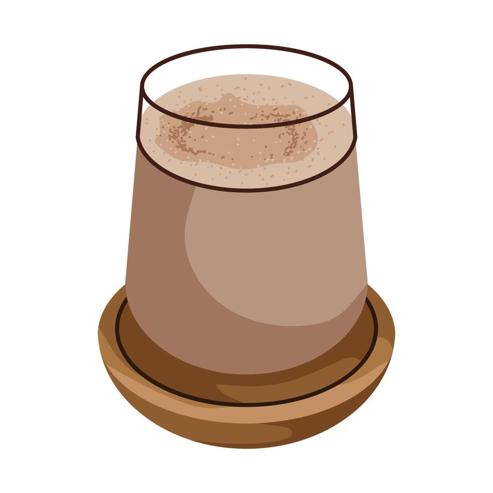 Milk Coffee Flat vector