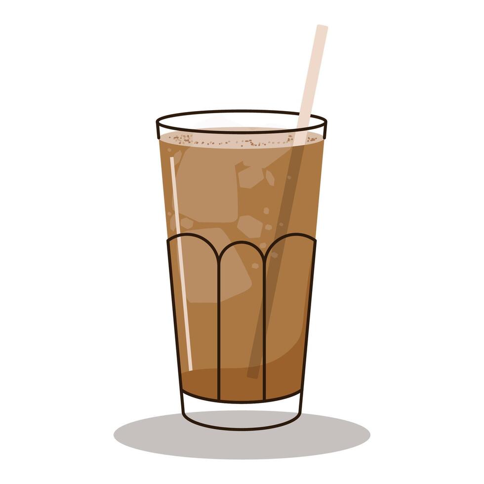 Espresso Ice Flat vector