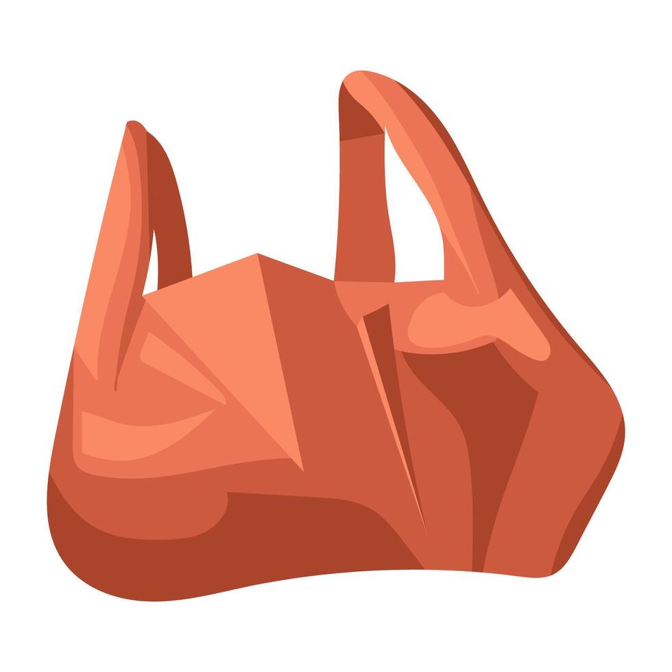 Plastic Bag with Item vector