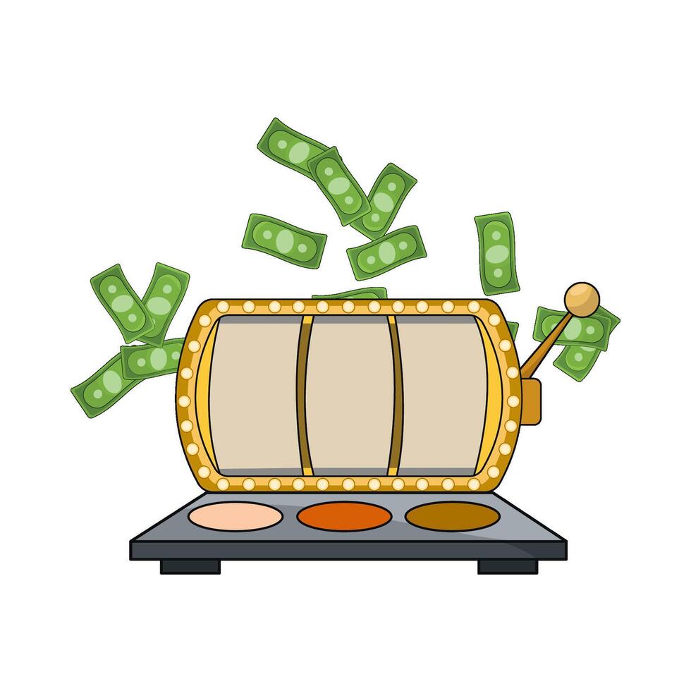 slot machine game vector
