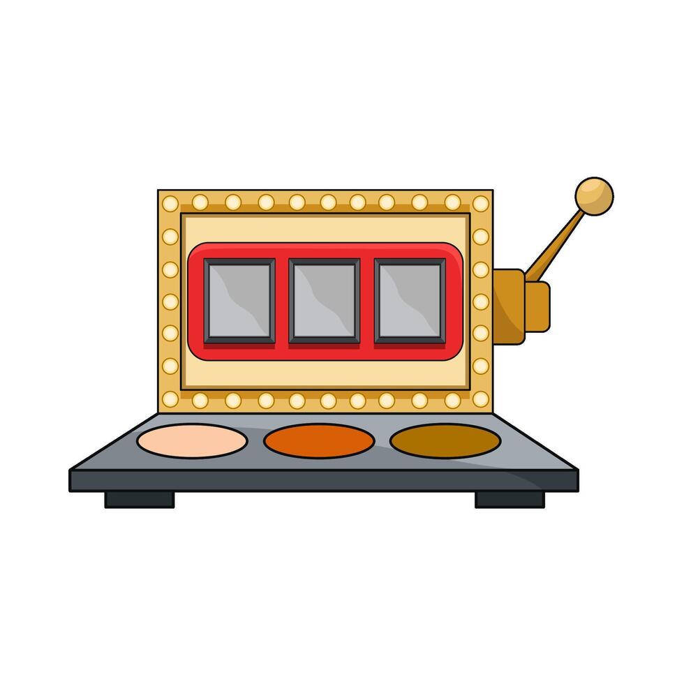 gambling slot machine vector