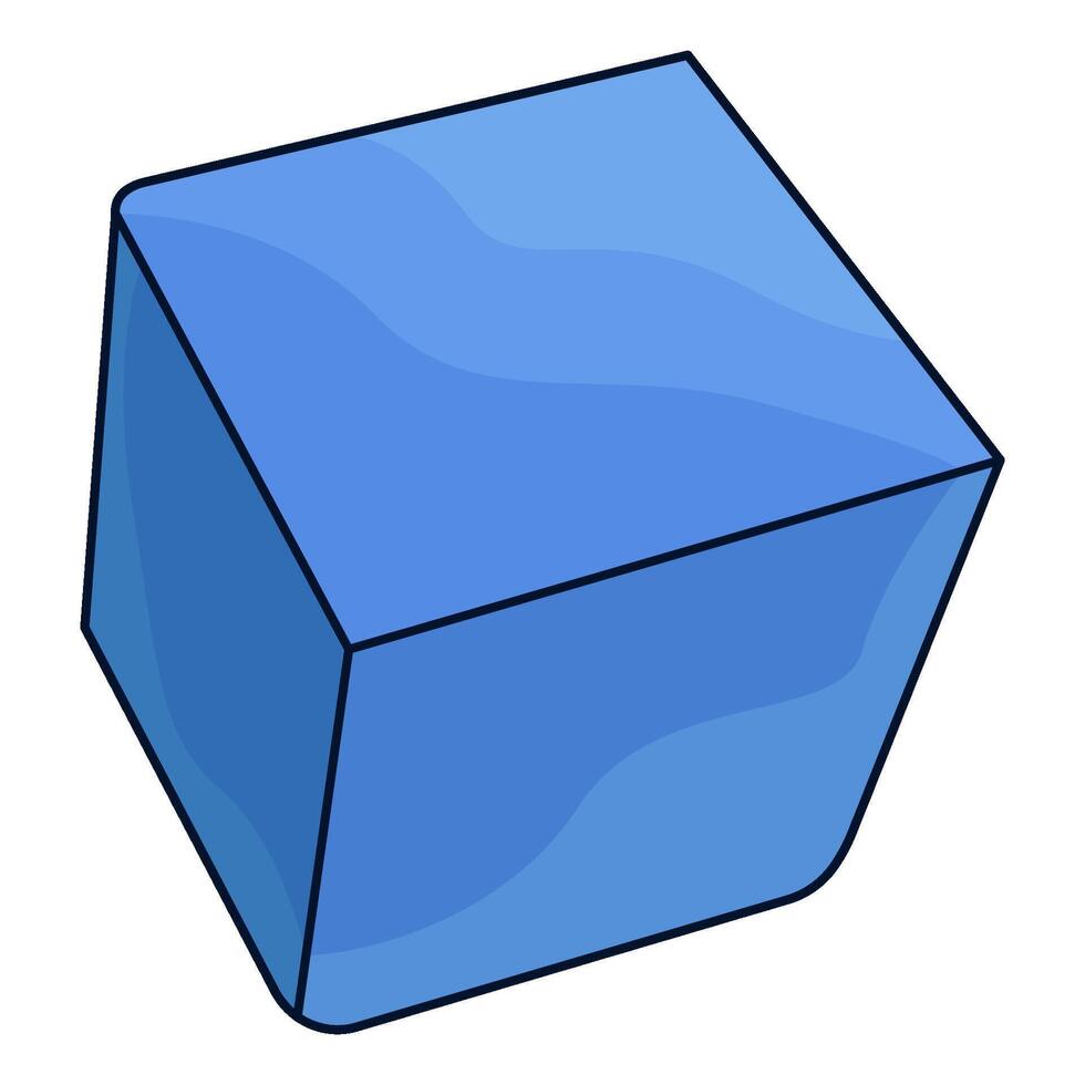 illustration of 3D Cube vector