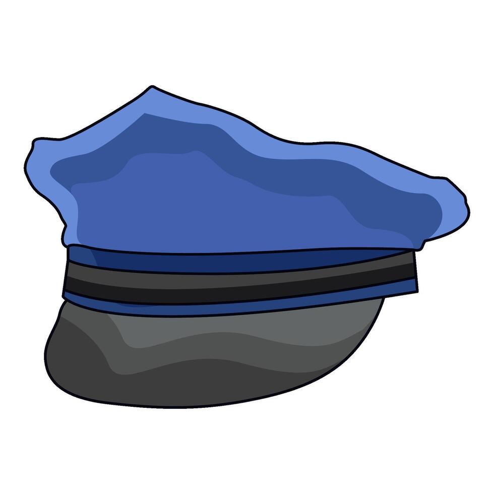 illustration of Police Hat vector