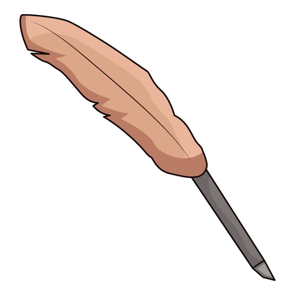 illustration of Quill Pen vector