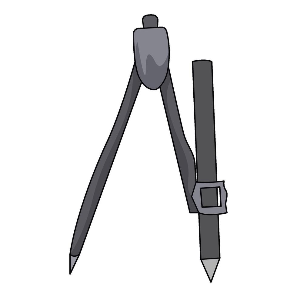 illustration of Compass Tool vector