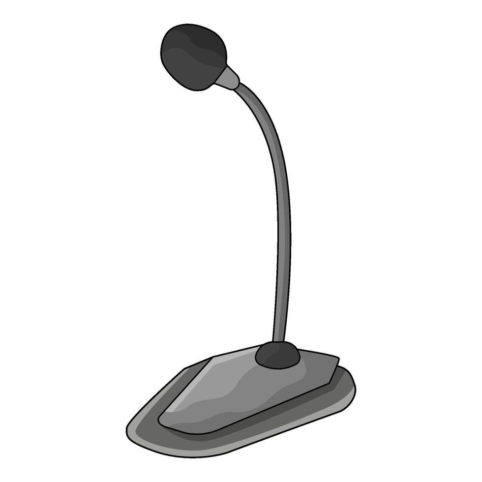 illustration of Microphone vector