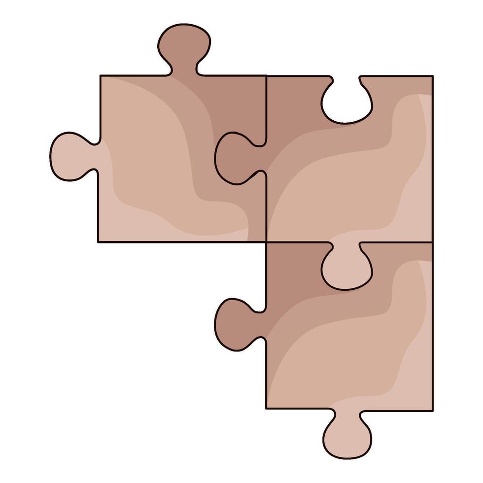 illustration of Puzzle Piece vector