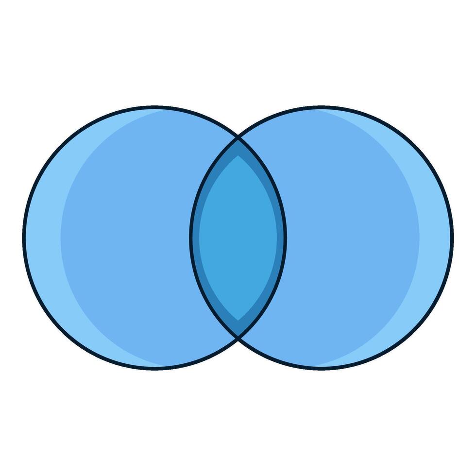 illustration of Set Union vector