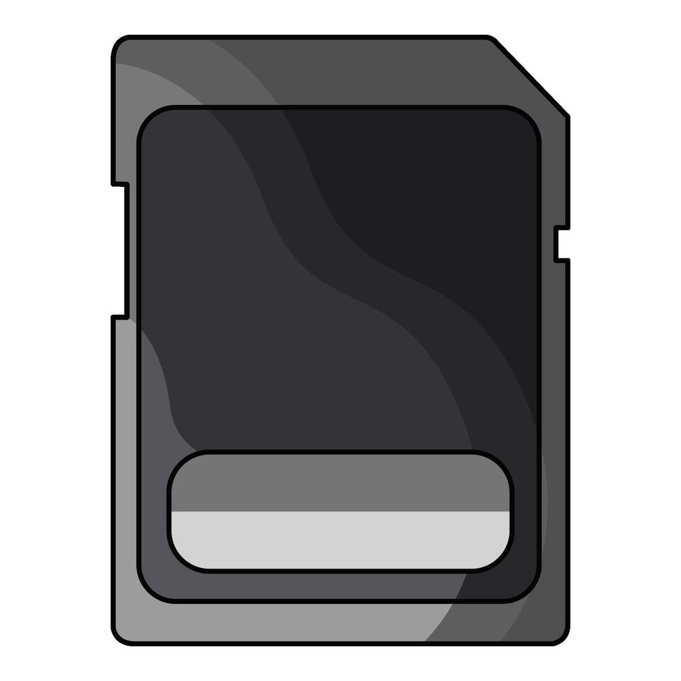illustration of SD Card vector