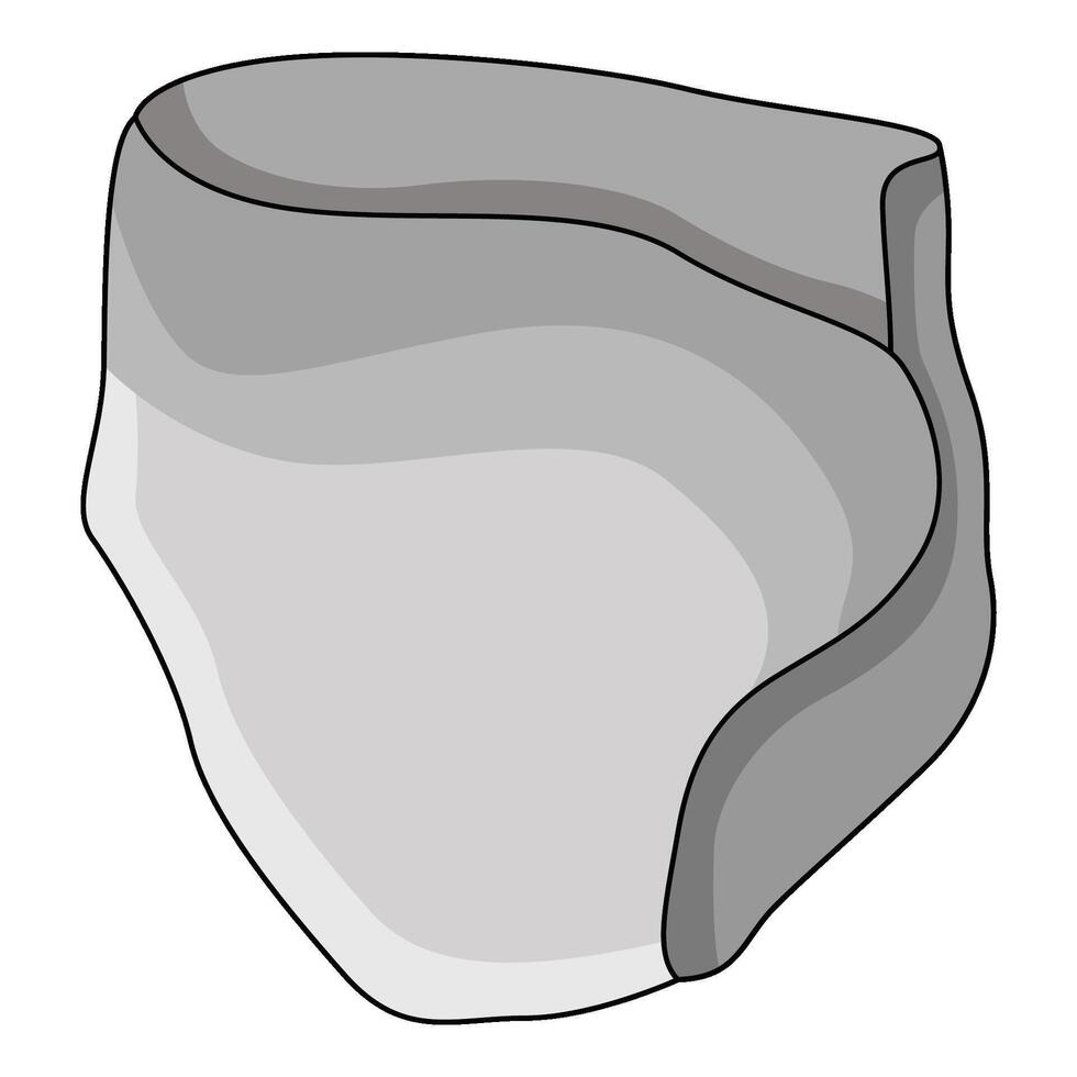 illustration of Diaper vector